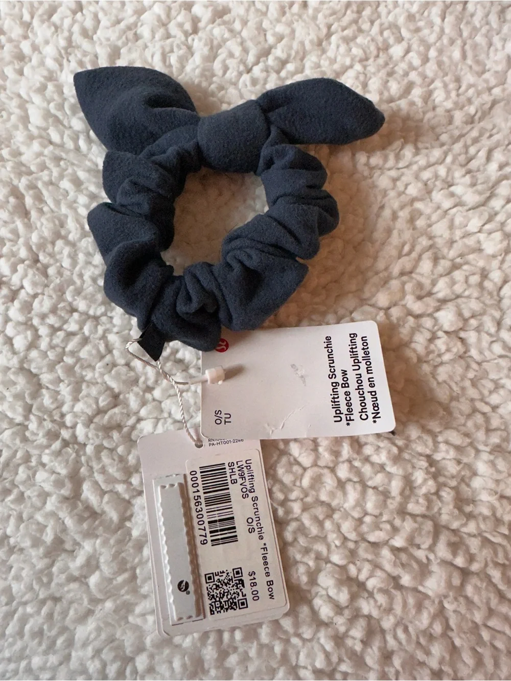 Lululemon Navy Knot Scrunchie Set - 2 Pack